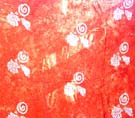 Mono color with fish and seashell pattern design sarong wrap, randomly pick 