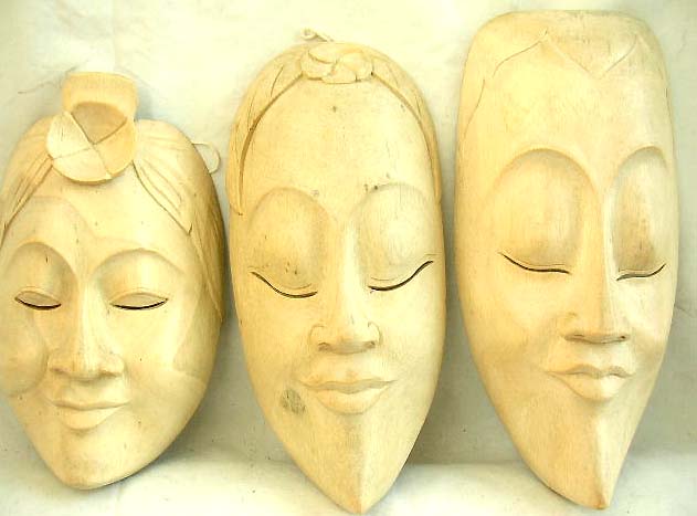 wholesale mask woodcarving from Bali Indonesia