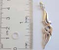 925. sterling silver pendant with tattoo pattern