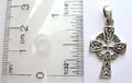 Cut-out Celtic cross pendant made of 925. sterling silver.
