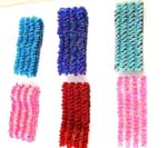 Assorted color seed beads wide band bracelet