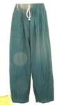 Beach lady's pant with assorted rayon or crinkle rayon with elastic plus pull strings design in different color