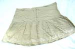 Mini Skirt with embroidery flower design on bottom and pull string adustable waist