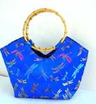 Assorted color and Design Chinese silk embroidered handbag with Chinese Calligraphy,dragonfly and Longevity pattern design