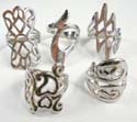 Fashion ring with assorted filigree pattern
