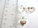 925.sterling silver locket heart shape pendant