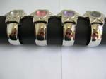 Star shape cuff bangle watch with assorted color design