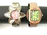 Assorted color and design fashion cuff watch
