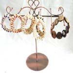 Copper brass bracelet or anklet display stand 