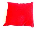 Red velvet puffy bangle pillow bangle or bracelet display