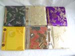 Dragonflies and flower silk-like cover photo album, assorted color and 