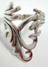 Crafted 925. sterling silver ring in multi branch design 