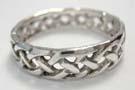 Trendy 925. sterling silver celtic knot design ring 