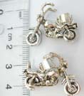 Motorcycle lovers 925. sterling silver charm