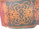 Black fringe sarong with orange lady bug in celtic style design</a>	
          <br>
          <a href = 