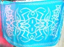 Light blue wrap with lady bug sarong