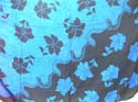 Hawaii twist color blue and black flower sarong