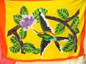 Summer scene bird on tree sarong