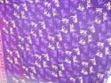 Purple sarong wrap with mini geckos