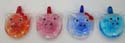Animal's Venetian murano glass pendant in pig face design