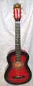 Black or red color guitar in 99 cm large