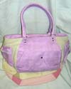 Canvas purple or pinky swagger handbag