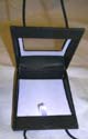Cardboard black box jewelry set gift case 