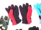 Winter fashion ployester glove with adjustable tie on wrist