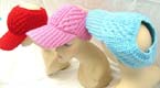 Crochet winter cap with open head top design