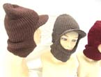 Knitting full head winter hat