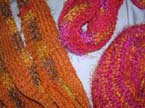 Pastal color winter scarf