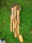 Indoor, outdoor bamboo crafted wind chimes