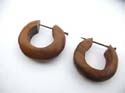 horseshoe theme wooden earlets 