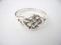 925. sterling silver celtic knot ring