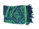 Celtic knot band design on black trendy sarong 