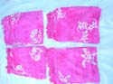 Pink and white ladies pareo sarong 