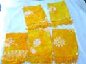 Tie dye yellow exotic sarong 
