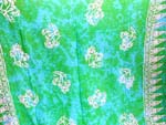 Assorted pattern design in blue and green color, randomly pick