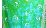 Assorted pattern design in blue and green color, randomly pick